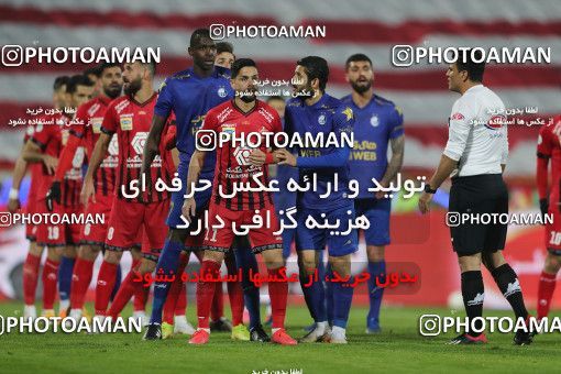 1553748, Tehran, Iran, لیگ برتر فوتبال ایران، Persian Gulf Cup، Week 8، First Leg، Esteghlal 2 v 2 Persepolis on 2021/01/11 at Azadi Stadium