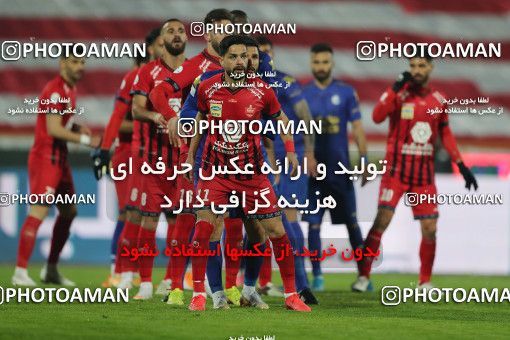1553687, Tehran, Iran, لیگ برتر فوتبال ایران، Persian Gulf Cup، Week 8، First Leg، Esteghlal 2 v 2 Persepolis on 2021/01/11 at Azadi Stadium