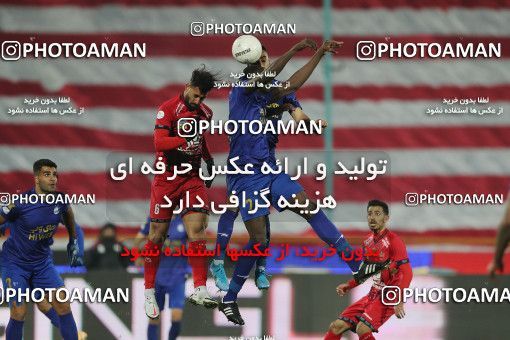 1553773, Tehran, Iran, لیگ برتر فوتبال ایران، Persian Gulf Cup، Week 8، First Leg، Esteghlal 2 v 2 Persepolis on 2021/01/11 at Azadi Stadium