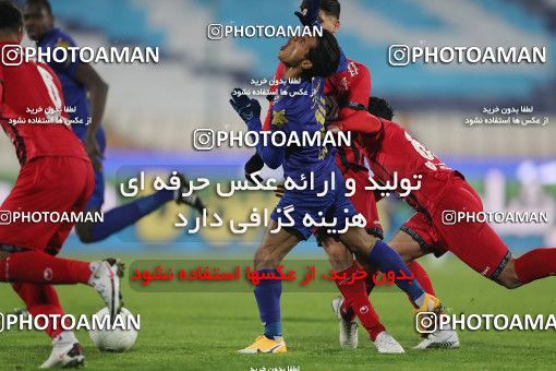 1553742, Tehran, Iran, لیگ برتر فوتبال ایران، Persian Gulf Cup، Week 8، First Leg، Esteghlal 2 v 2 Persepolis on 2021/01/11 at Azadi Stadium