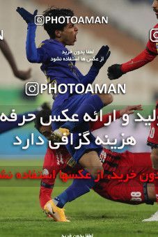 1553737, Tehran, Iran, لیگ برتر فوتبال ایران، Persian Gulf Cup، Week 8، First Leg، Esteghlal 2 v 2 Persepolis on 2021/01/11 at Azadi Stadium