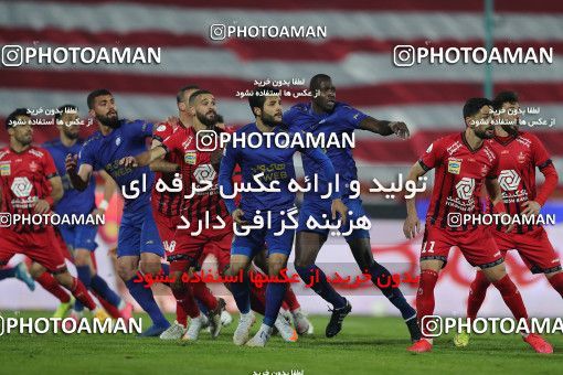 1553794, Tehran, Iran, لیگ برتر فوتبال ایران، Persian Gulf Cup، Week 8، First Leg، Esteghlal 2 v 2 Persepolis on 2021/01/11 at Azadi Stadium
