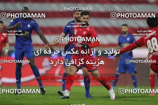 1553633, Tehran, Iran, لیگ برتر فوتبال ایران، Persian Gulf Cup، Week 8، First Leg، Esteghlal 2 v 2 Persepolis on 2021/01/11 at Azadi Stadium