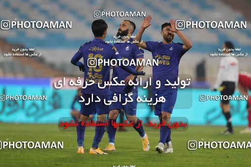 1553641, Tehran, Iran, لیگ برتر فوتبال ایران، Persian Gulf Cup، Week 8، First Leg، Esteghlal 2 v 2 Persepolis on 2021/01/11 at Azadi Stadium