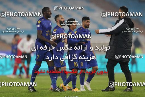 1553657, Tehran, Iran, لیگ برتر فوتبال ایران، Persian Gulf Cup، Week 8، First Leg، Esteghlal 2 v 2 Persepolis on 2021/01/11 at Azadi Stadium