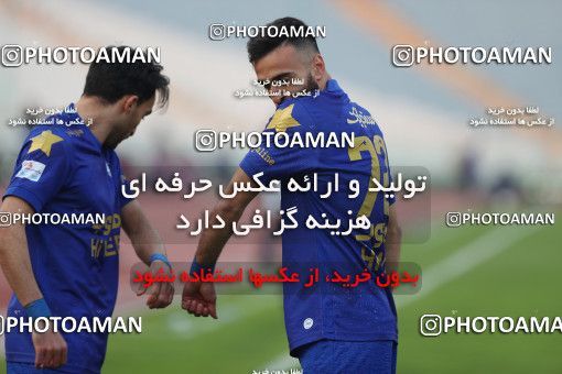 1553903, Tehran, Iran, لیگ برتر فوتبال ایران، Persian Gulf Cup، Week 8، First Leg، Esteghlal 2 v 2 Persepolis on 2021/01/11 at Azadi Stadium