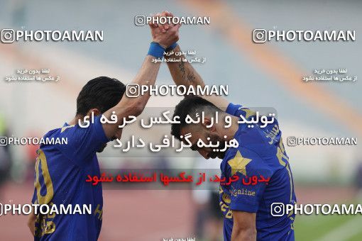 1553885, Tehran, Iran, لیگ برتر فوتبال ایران، Persian Gulf Cup، Week 8، First Leg، Esteghlal 2 v 2 Persepolis on 2021/01/11 at Azadi Stadium