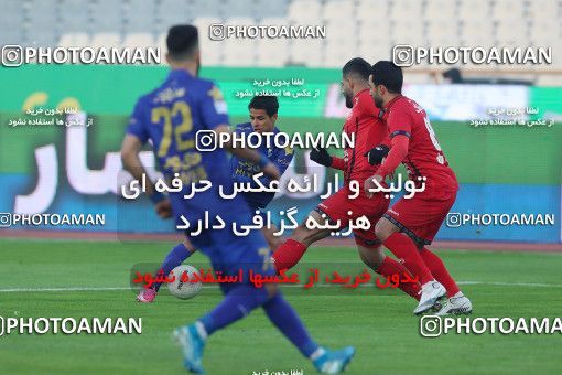 1553953, Tehran, Iran, لیگ برتر فوتبال ایران، Persian Gulf Cup، Week 8، First Leg، Esteghlal 2 v 2 Persepolis on 2021/01/11 at Azadi Stadium