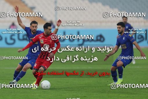 1553861, Tehran, Iran, لیگ برتر فوتبال ایران، Persian Gulf Cup، Week 8، First Leg، Esteghlal 2 v 2 Persepolis on 2021/01/11 at Azadi Stadium