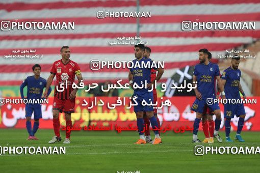 1553862, Tehran, Iran, لیگ برتر فوتبال ایران، Persian Gulf Cup، Week 8، First Leg، Esteghlal 2 v 2 Persepolis on 2021/01/11 at Azadi Stadium