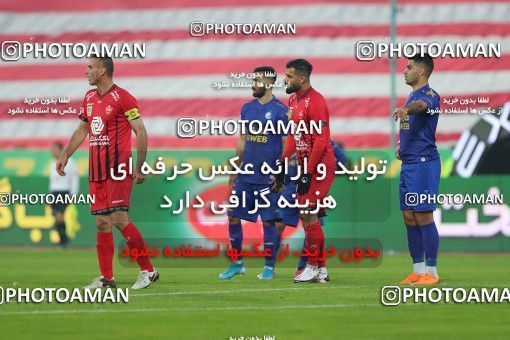 1553860, Tehran, Iran, لیگ برتر فوتبال ایران، Persian Gulf Cup، Week 8، First Leg، Esteghlal 2 v 2 Persepolis on 2021/01/11 at Azadi Stadium