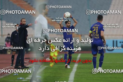 1553863, Tehran, Iran, لیگ برتر فوتبال ایران، Persian Gulf Cup، Week 8، First Leg، Esteghlal 2 v 2 Persepolis on 2021/01/11 at Azadi Stadium