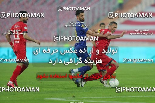 1553945, Tehran, Iran, لیگ برتر فوتبال ایران، Persian Gulf Cup، Week 8، First Leg، Esteghlal 2 v 2 Persepolis on 2021/01/11 at Azadi Stadium