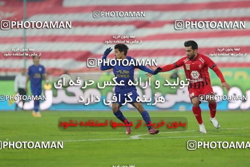 1553837, Tehran, Iran, لیگ برتر فوتبال ایران، Persian Gulf Cup، Week 8، First Leg، Esteghlal 2 v 2 Persepolis on 2021/01/11 at Azadi Stadium