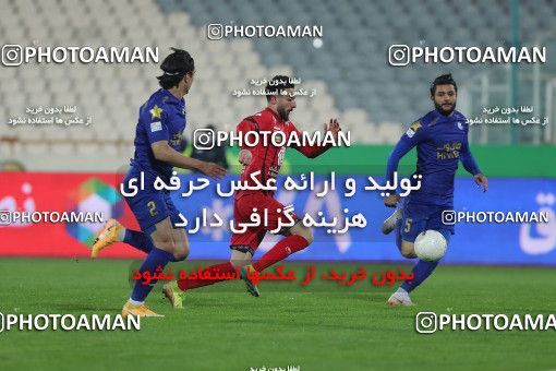 1553833, Tehran, Iran, لیگ برتر فوتبال ایران، Persian Gulf Cup، Week 8، First Leg، Esteghlal 2 v 2 Persepolis on 2021/01/11 at Azadi Stadium