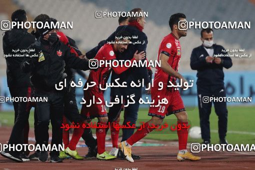 1553887, Tehran, Iran, لیگ برتر فوتبال ایران، Persian Gulf Cup، Week 8، First Leg، Esteghlal 2 v 2 Persepolis on 2021/01/11 at Azadi Stadium