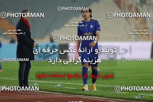 1553890, Tehran, Iran, لیگ برتر فوتبال ایران، Persian Gulf Cup، Week 8، First Leg، Esteghlal 2 v 2 Persepolis on 2021/01/11 at Azadi Stadium