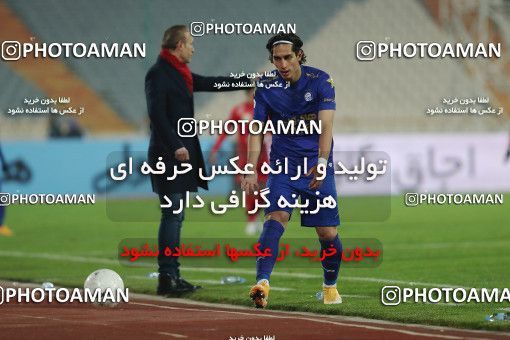 1553940, Tehran, Iran, لیگ برتر فوتبال ایران، Persian Gulf Cup، Week 8، First Leg، Esteghlal 2 v 2 Persepolis on 2021/01/11 at Azadi Stadium