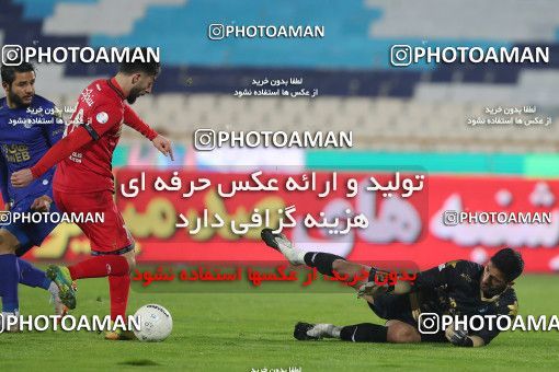1553901, Tehran, Iran, لیگ برتر فوتبال ایران، Persian Gulf Cup، Week 8، First Leg، Esteghlal 2 v 2 Persepolis on 2021/01/11 at Azadi Stadium