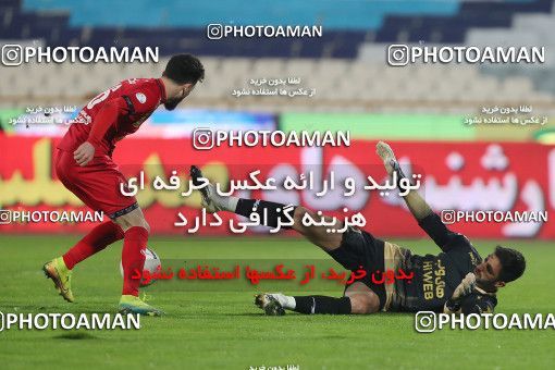 1553883, Tehran, Iran, لیگ برتر فوتبال ایران، Persian Gulf Cup، Week 8، First Leg، Esteghlal 2 v 2 Persepolis on 2021/01/11 at Azadi Stadium