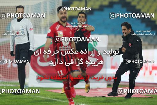 1553947, Tehran, Iran, لیگ برتر فوتبال ایران، Persian Gulf Cup، Week 8، First Leg، Esteghlal 2 v 2 Persepolis on 2021/01/11 at Azadi Stadium