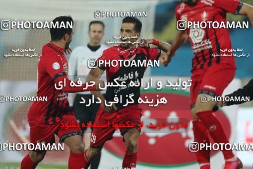 1553925, Tehran, Iran, لیگ برتر فوتبال ایران، Persian Gulf Cup، Week 8، First Leg، Esteghlal 2 v 2 Persepolis on 2021/01/11 at Azadi Stadium
