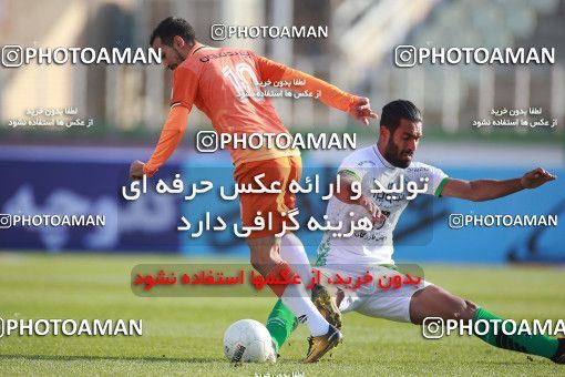 1555564, Tehran, Iran, لیگ برتر فوتبال ایران، Persian Gulf Cup، Week 11، First Leg، Saipa 2 v 1 Zob Ahan Esfahan on 2021/01/15 at Shahid Dastgerdi Stadium