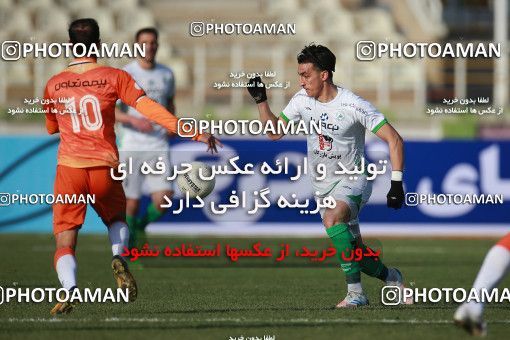 1555525, Tehran, Iran, لیگ برتر فوتبال ایران، Persian Gulf Cup، Week 11، First Leg، Saipa 2 v 1 Zob Ahan Esfahan on 2021/01/15 at Shahid Dastgerdi Stadium