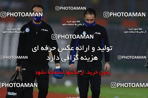 1558463, Tehran,Shahr Qods, , لیگ برتر فوتبال ایران، Persian Gulf Cup، Week 4، First Leg، Paykan 0 v 0 Esteghlal on 2020/12/01 at Shahr-e Qods Stadium