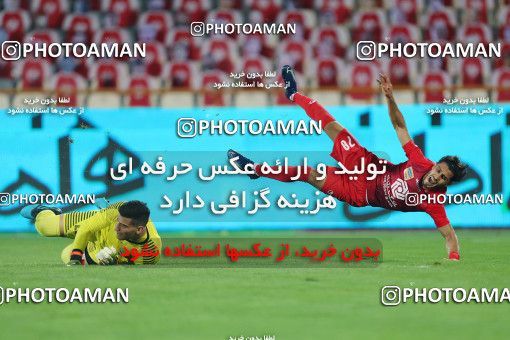 1730593, Iran Football Pro League، Persian Gulf Cup، Week 23، Second Leg، 2020/07/04، Tehran، Azadi Stadium، Persepolis 1 - 0 Shahin Shahrdari Boushehr