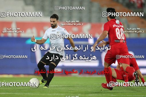 1559553, Tehran, Iran, Iran Football Pro League، Persian Gulf Cup، Week 23، Second Leg، Persepolis 1 v 0 Shahin Shahrdari Boushehr on 2020/07/04 at Azadi Stadium