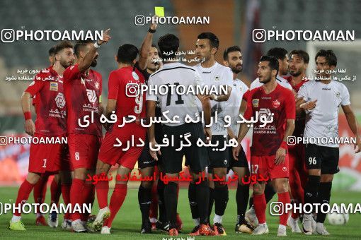 1559592, Tehran, Iran, Iran Football Pro League، Persian Gulf Cup، Week 23، Second Leg، Persepolis 1 v 0 Shahin Shahrdari Boushehr on 2020/07/04 at Azadi Stadium