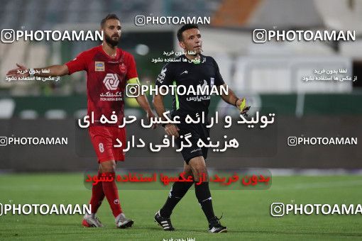 1559329, Tehran, Iran, Iran Football Pro League، Persian Gulf Cup، Week 23، Second Leg، Persepolis 1 v 0 Shahin Shahrdari Boushehr on 2020/07/04 at Azadi Stadium