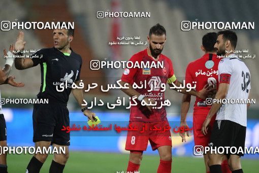 1559572, Tehran, Iran, Iran Football Pro League، Persian Gulf Cup، Week 23، Second Leg، Persepolis 1 v 0 Shahin Shahrdari Boushehr on 2020/07/04 at Azadi Stadium