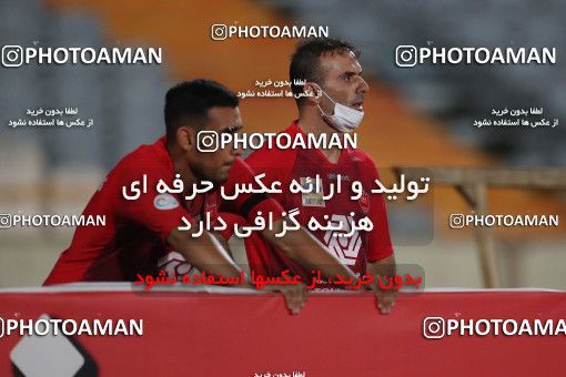 1559236, Tehran, Iran, Iran Football Pro League، Persian Gulf Cup، Week 23، Second Leg، Persepolis 1 v 0 Shahin Shahrdari Boushehr on 2020/07/04 at Azadi Stadium