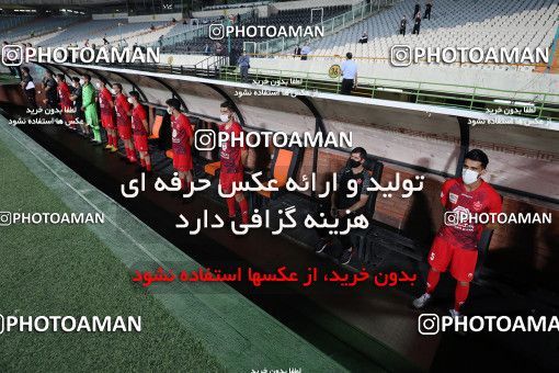1730712, Tehran, Iran, Iran Football Pro League، Persian Gulf Cup، Week 23، Second Leg، Persepolis 1 v 0 Shahin Shahrdari Boushehr on 2020/07/04 at Azadi Stadium