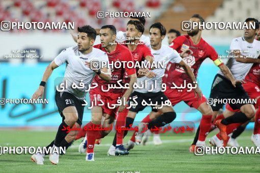 1730604, Tehran, Iran, Iran Football Pro League، Persian Gulf Cup، Week 23، Second Leg، Persepolis 1 v 0 Shahin Shahrdari Boushehr on 2020/07/04 at Azadi Stadium