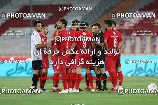 1730649, Tehran, Iran, Iran Football Pro League، Persian Gulf Cup، Week 23، Second Leg، Persepolis 1 v 0 Shahin Shahrdari Boushehr on 2020/07/04 at Azadi Stadium