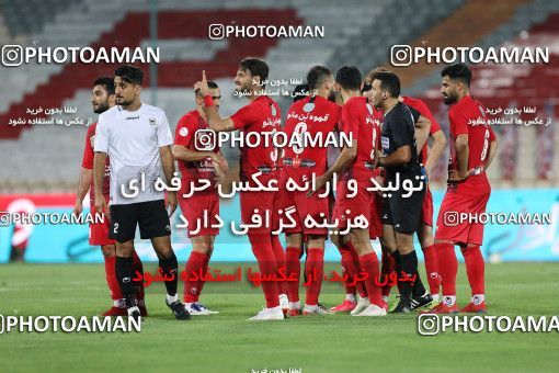 1730664, Tehran, Iran, Iran Football Pro League، Persian Gulf Cup، Week 23، Second Leg، Persepolis 1 v 0 Shahin Shahrdari Boushehr on 2020/07/04 at Azadi Stadium