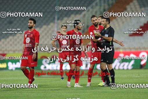 1730617, Tehran, Iran, Iran Football Pro League، Persian Gulf Cup، Week 23، Second Leg، Persepolis 1 v 0 Shahin Shahrdari Boushehr on 2020/07/04 at Azadi Stadium