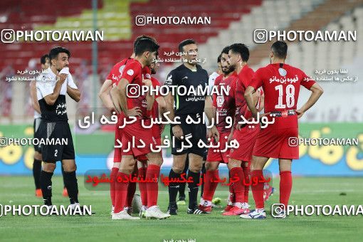 1730600, Tehran, Iran, Iran Football Pro League، Persian Gulf Cup، Week 23، Second Leg، Persepolis 1 v 0 Shahin Shahrdari Boushehr on 2020/07/04 at Azadi Stadium