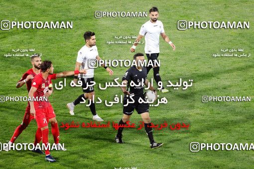 1743499, Tehran, Iran, Iran Football Pro League، Persian Gulf Cup، Week 23، Second Leg، Persepolis 1 v 0 Shahin Shahrdari Boushehr on 2020/07/04 at Azadi Stadium