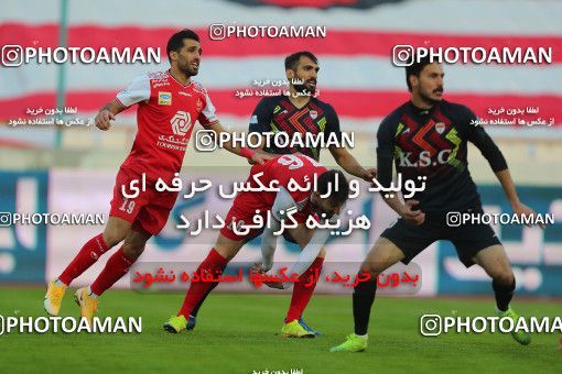 1561602, Tehran, Iran, لیگ برتر فوتبال ایران، Persian Gulf Cup، Week 11، First Leg، Persepolis 2 v 1 Foulad Khouzestan on 2021/01/18 at Azadi Stadium