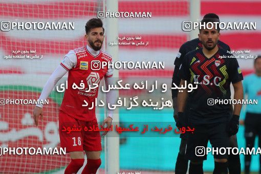 1561578, Tehran, Iran, لیگ برتر فوتبال ایران، Persian Gulf Cup، Week 11، First Leg، Persepolis 2 v 1 Foulad Khouzestan on 2021/01/18 at Azadi Stadium