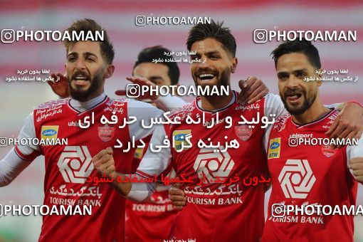 1561621, Tehran, Iran, لیگ برتر فوتبال ایران، Persian Gulf Cup، Week 11، First Leg، Persepolis 2 v 1 Foulad Khouzestan on 2021/01/18 at Azadi Stadium
