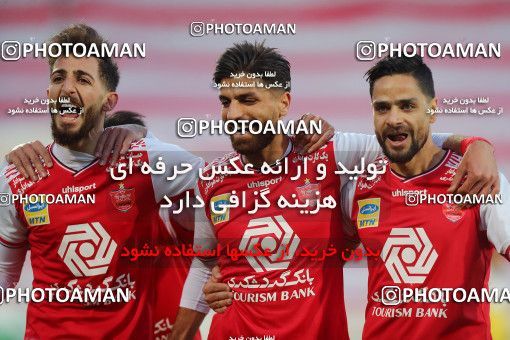 1561588, Tehran, Iran, لیگ برتر فوتبال ایران، Persian Gulf Cup، Week 11، First Leg، Persepolis 2 v 1 Foulad Khouzestan on 2021/01/18 at Azadi Stadium