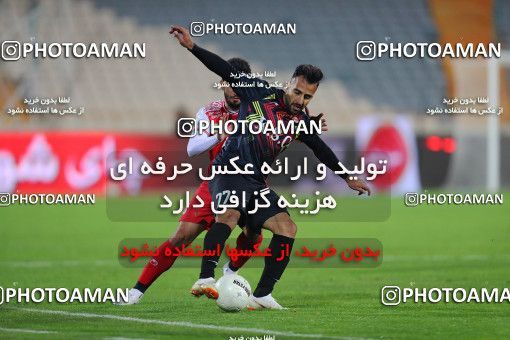 1561575, Tehran, Iran, لیگ برتر فوتبال ایران، Persian Gulf Cup، Week 11، First Leg، Persepolis 2 v 1 Foulad Khouzestan on 2021/01/18 at Azadi Stadium