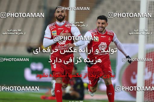 1561607, Tehran, Iran, لیگ برتر فوتبال ایران، Persian Gulf Cup، Week 11، First Leg، Persepolis 2 v 1 Foulad Khouzestan on 2021/01/18 at Azadi Stadium