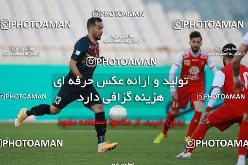 1560072, Tehran, Iran, لیگ برتر فوتبال ایران، Persian Gulf Cup، Week 11، First Leg، Persepolis 2 v 1 Foulad Khouzestan on 2021/01/18 at Azadi Stadium