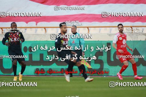 1559999, Tehran, Iran, لیگ برتر فوتبال ایران، Persian Gulf Cup، Week 11، First Leg، Persepolis 2 v 1 Foulad Khouzestan on 2021/01/18 at Azadi Stadium